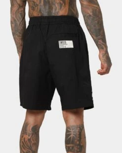 Loiter Nightcrawler Walk Shorts Black -Fashion Clothing Store 03009627 YB001 mens 0080