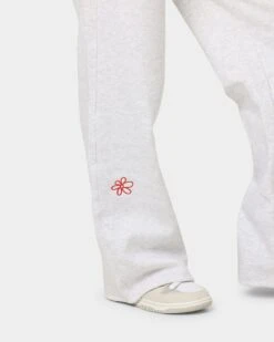 Champion Women's Reverse Weave Daisies Puddle Track Pants Silver Grey -Fashion Clothing Store 03009728 YS150 womens 0080