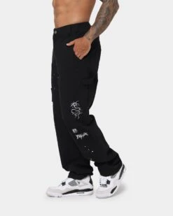 Loiter Hunter Carpenter Pants Black -Fashion Clothing Store 03009795 YB001 mens 060