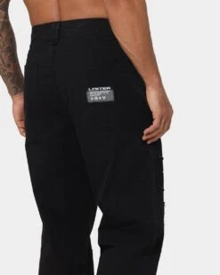 Loiter Hunter Carpenter Pants Black -Fashion Clothing Store 03009795 YB001 mens 080