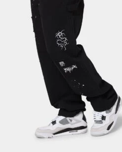 Loiter Hunter Carpenter Pants Black -Fashion Clothing Store 03009795 YB001 mens 090