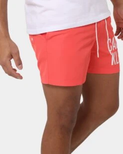 Calvin Klein Medium Drawstring Swim Shorts Coral Crush -Fashion Clothing Store 03009802 YD288 mens 030