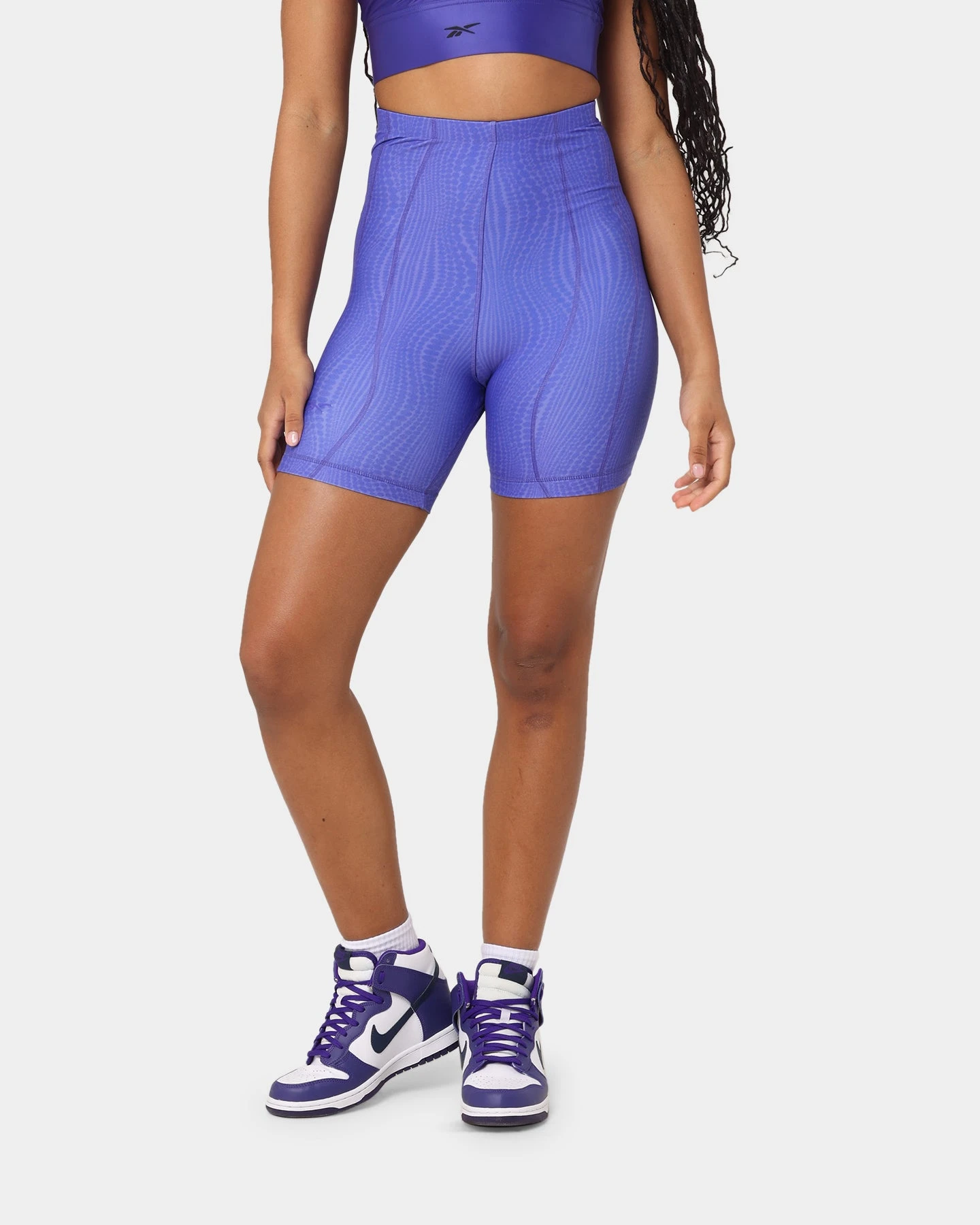 Reebok X Cardi B Legging Shorts Ultimate Purple 3 Reebok X Cardi B Legging Shorts Ultimate Purple