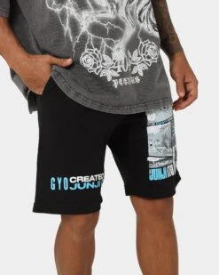 Goat Crew X Gyo Gyo Shorts Black -Fashion Clothing Store 03009890 YB001 mens 0030