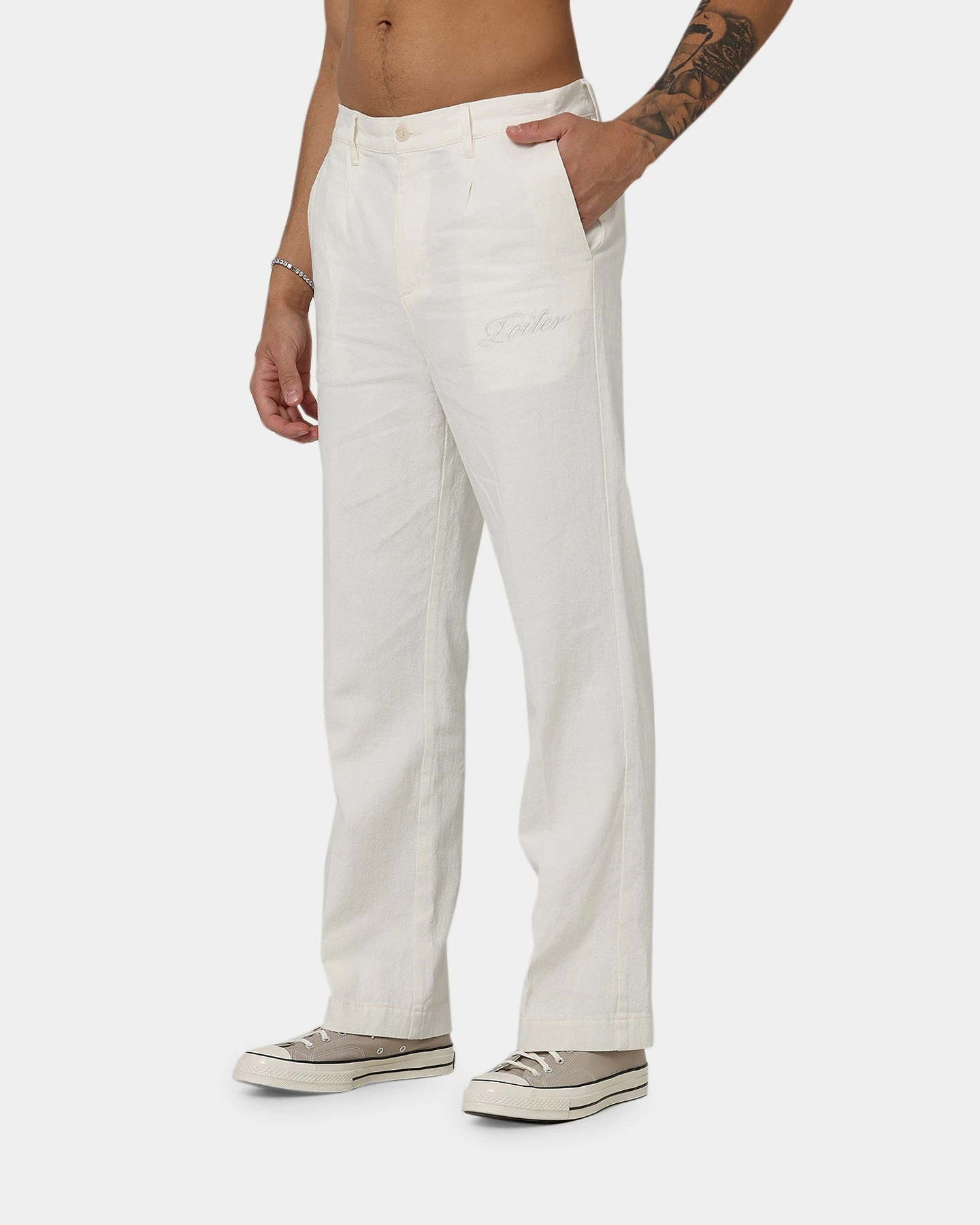 Loiter Utopia Linen Pants Ecru 3 Loiter Utopia Linen Pants Ecru