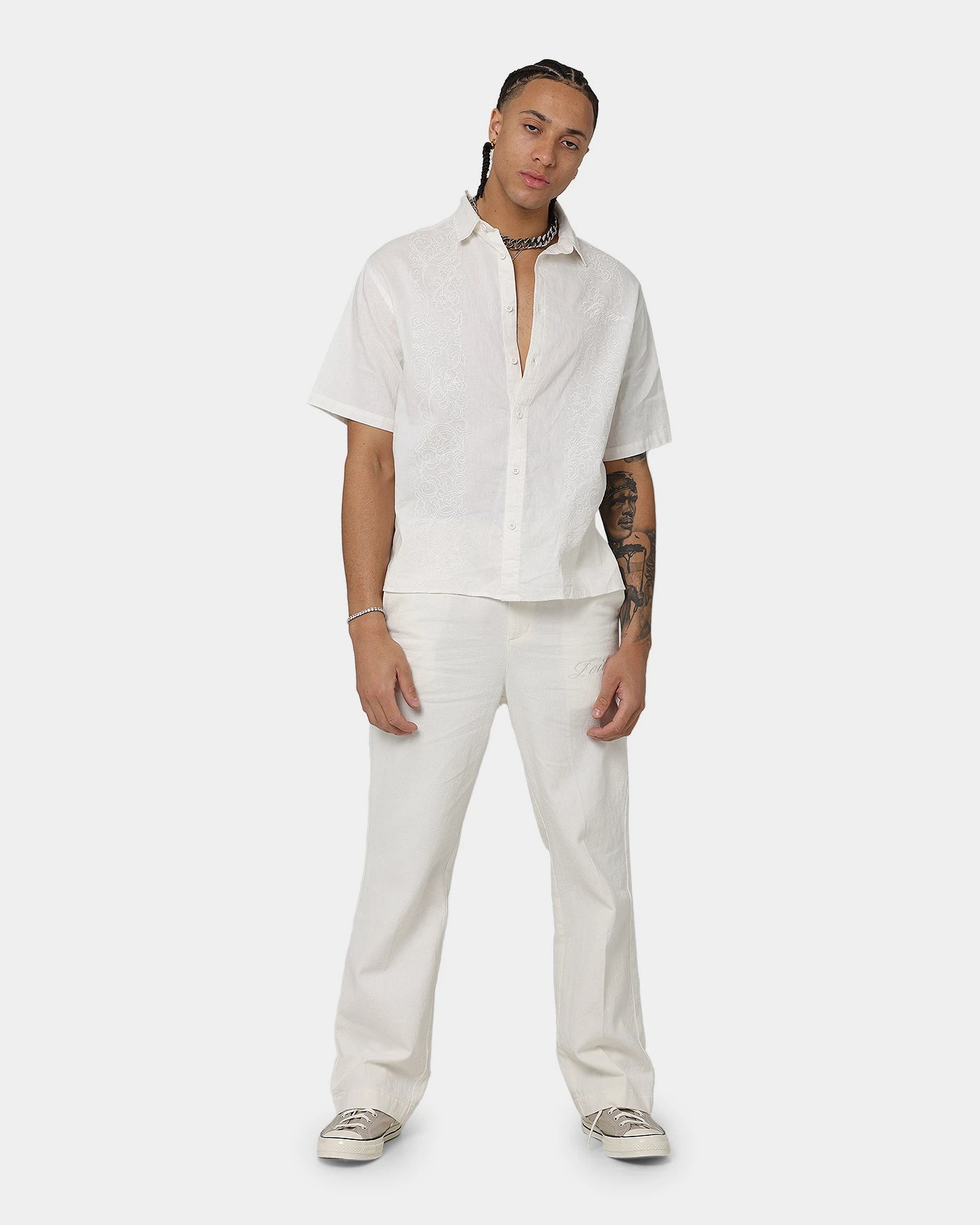 Loiter Utopia Linen Pants Ecru 4 Loiter Utopia Linen Pants Ecru - Image 2