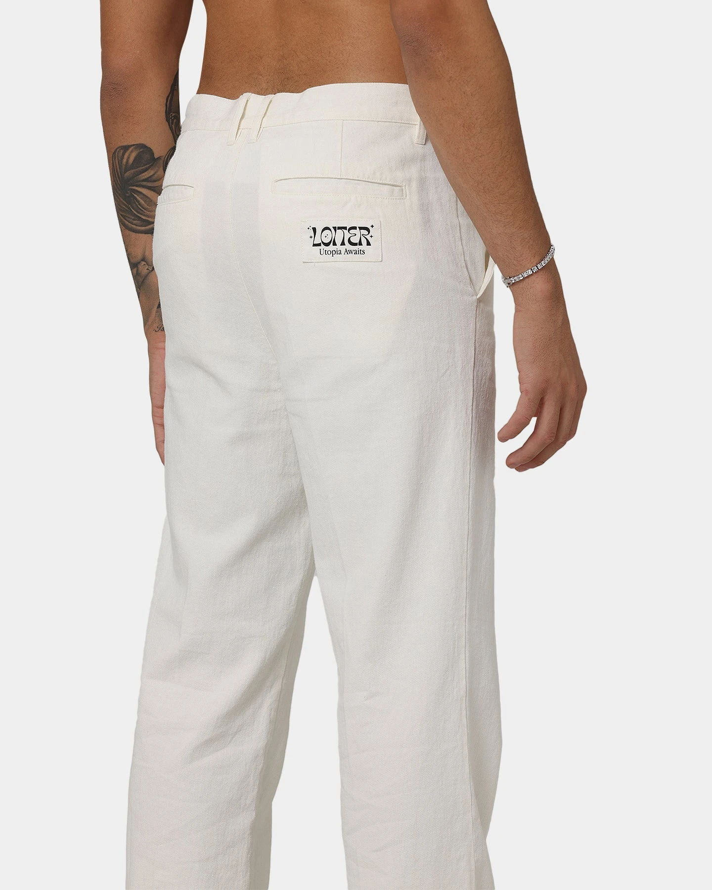 Loiter Utopia Linen Pants Ecru 10 Loiter Utopia Linen Pants Ecru - Image 8