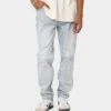 Carré Bouffant Distressed Jeans Light Blue -Fashion Clothing Store 03009932 YL200 mens 010