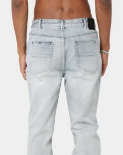 Carré Bouffant Distressed Jeans Light Blue -Fashion Clothing Store 03009932 YL200 mens 080