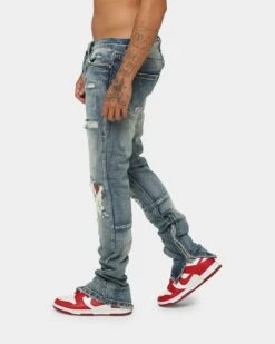 MNML M1 Denim Jeans Blue 13 MNML M1 Denim Jeans Blue -Fashion Clothing Store 03009942 YX001 mens 0060