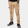 MNML Cargo Drawcord II Pants Khaki -Fashion Clothing Store 03009948 YK001 mens 0010