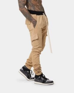 MNML Cargo Drawcord II Pants Khaki -Fashion Clothing Store 03009948 YK001 mens 0050