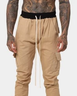 MNML Cargo Drawcord II Pants Khaki -Fashion Clothing Store 03009948 YK001 mens 0070
