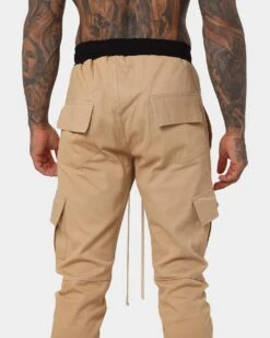 MNML Cargo Drawcord II Pants Khaki -Fashion Clothing Store 03009948 YK001 mens 0080