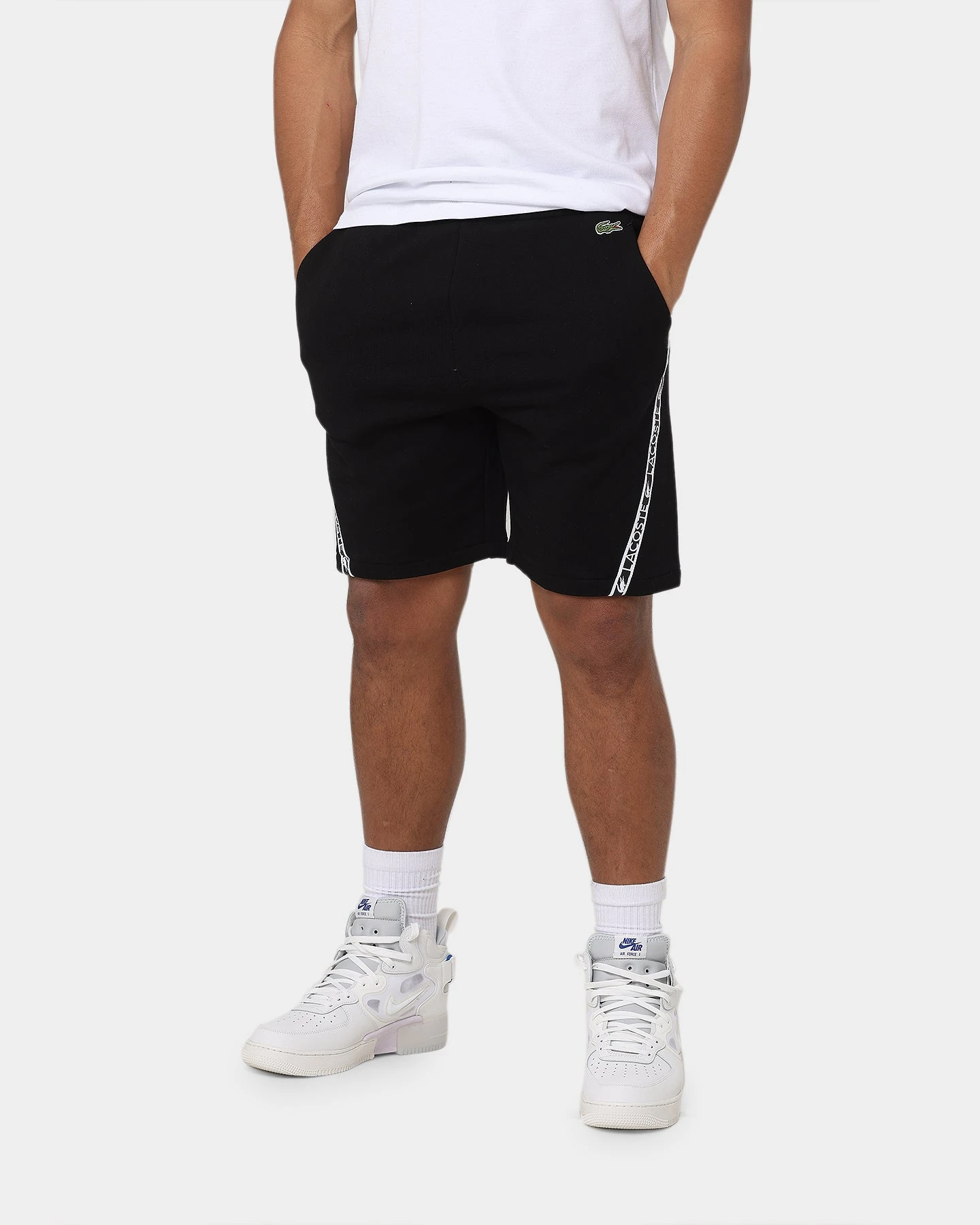 Lacoste Active Tape Interlock Shorts Black 3 Lacoste Active Tape Interlock Shorts Black