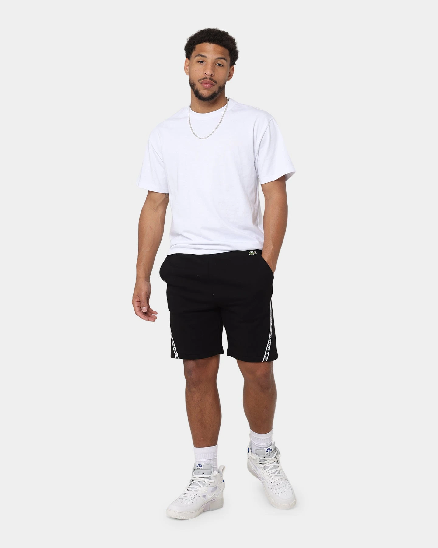 Lacoste Active Tape Interlock Shorts Black 4 Lacoste Active Tape Interlock Shorts Black - Image 2