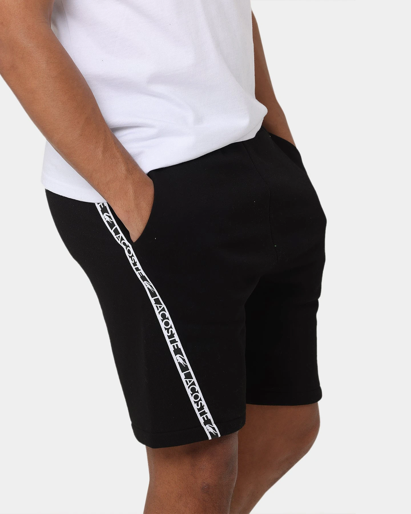 Lacoste Active Tape Interlock Shorts Black 5 Lacoste Active Tape Interlock Shorts Black - Image 3