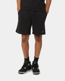 Jordan Essential Fleece Shorts Black/White