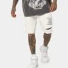 Dead Studios Aloha Denim Shorts White -Fashion Clothing Store 03010135 YW100 mens 010