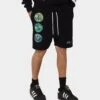 Carré X Kenny Scharf Multi Face Sweat Shorts Black -Fashion Clothing Store 03010254 YB001 mens 0010