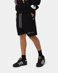 Carré X Kenny Scharf Multi Face Sweat Shorts Black -Fashion Clothing Store 03010254 YB001 mens 0060