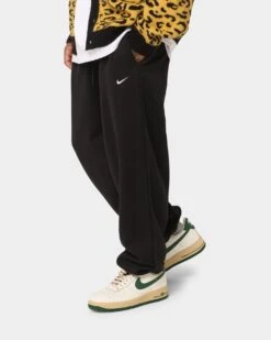Nike Nike Sportswear Circa French Terry Pants Black/Black/White -Fashion Clothing Store 03010322 YB072 mens 0060