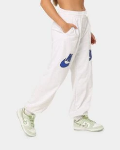 Nike Women's Nike Sportswear Circa 96 High-Waisted Fleece Pants Birch Heather -Fashion Clothing Store 03010341 YH081 womens 0050