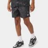 Adidas Trefoil All Over Print Swim Shorts Black/Grey Sox -Fashion Clothing Store 03010372 YD493 mens 0010