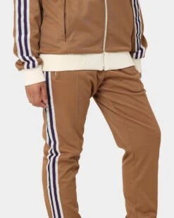 Adidas Adicolor Striped Trackpants Brown Desert 12 Adidas Adicolor Striped Trackpants Brown Desert -Fashion Clothing Store 03010393 YD285 womens 0030