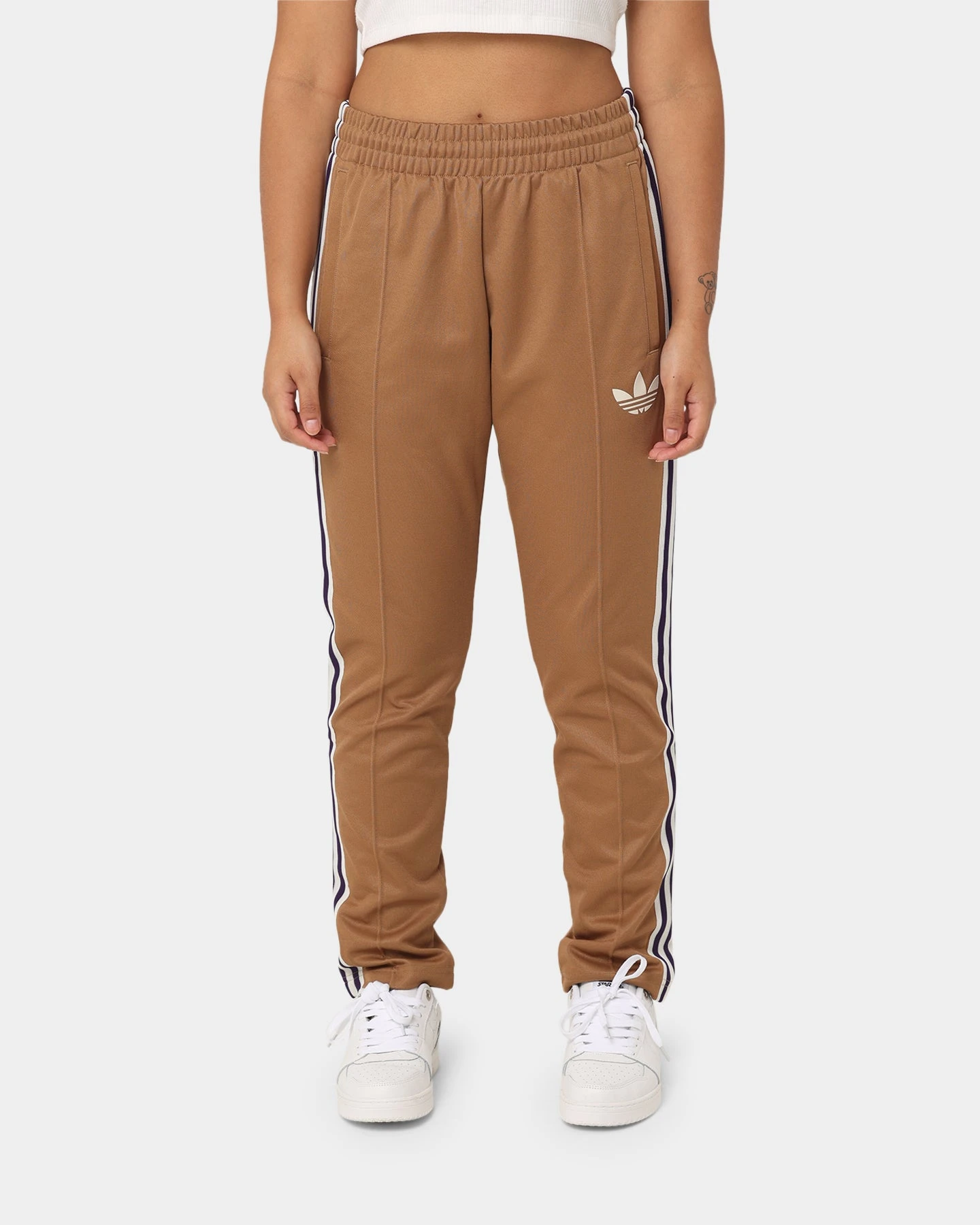 Adidas Adicolor Striped Trackpants Brown Desert 7 Adidas Adicolor Striped Trackpants Brown Desert - Image 5