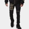 Ksubi 23 Van Winkle Jet Black Denim Pants Black -Fashion Clothing Store 03010518 YB001 mens 0010