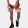 Goat Crew X Baki Hanma Baki Mesh Shorts Burnt Orange -Fashion Clothing Store 03010567 YO238 mens 0010