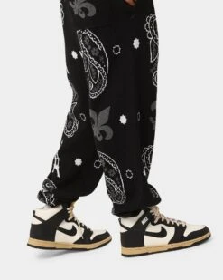 Carré Big Bandana Knitted Sweatpants Black 13 Carré Big Bandana Knitted Sweatpants Black -Fashion Clothing Store 03010815 YB001 womens 0040