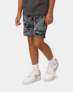 Ellesse Kids' Mercano Junior Shorts Camo