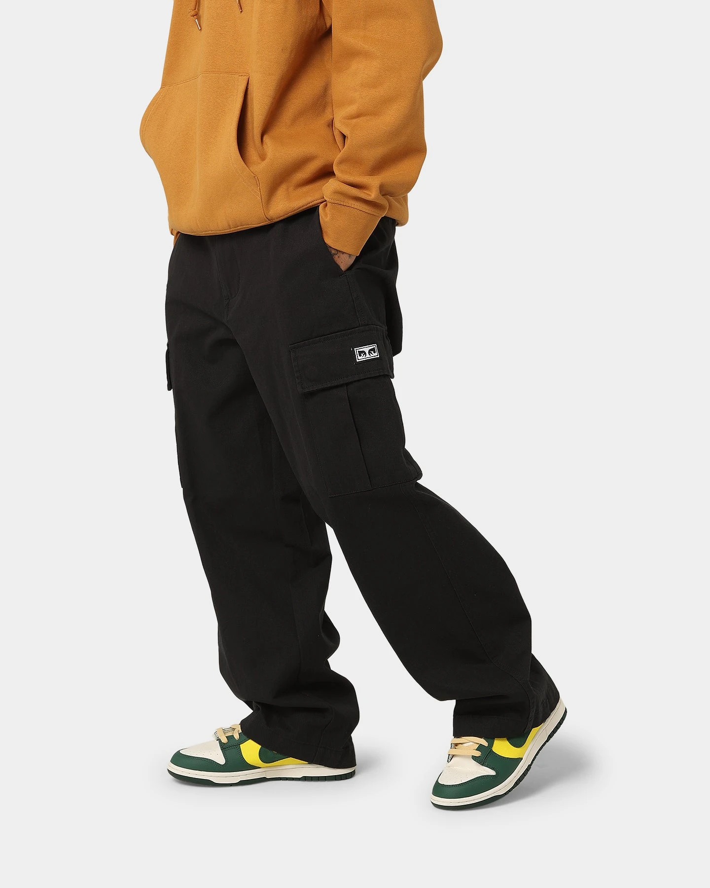 Obey Big Division Cargo Pants Black 3 Obey Big Division Cargo Pants Black