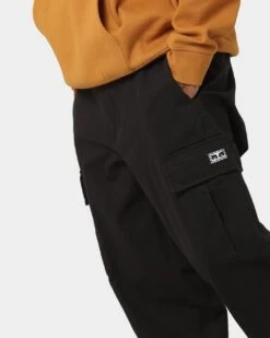 Obey Big Division Cargo Pants Black 13 Obey Big Division Cargo Pants Black -Fashion Clothing Store 03011032 YB001 mens 0040