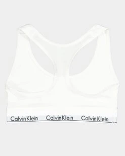 Calvin Klein Women's Modern Cotton Unlined Bralette White