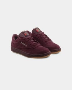 Reebok Club C 85 Blue Maroon/Modern Beige -Fashion Clothing Store 05007367 YM086 default 00050