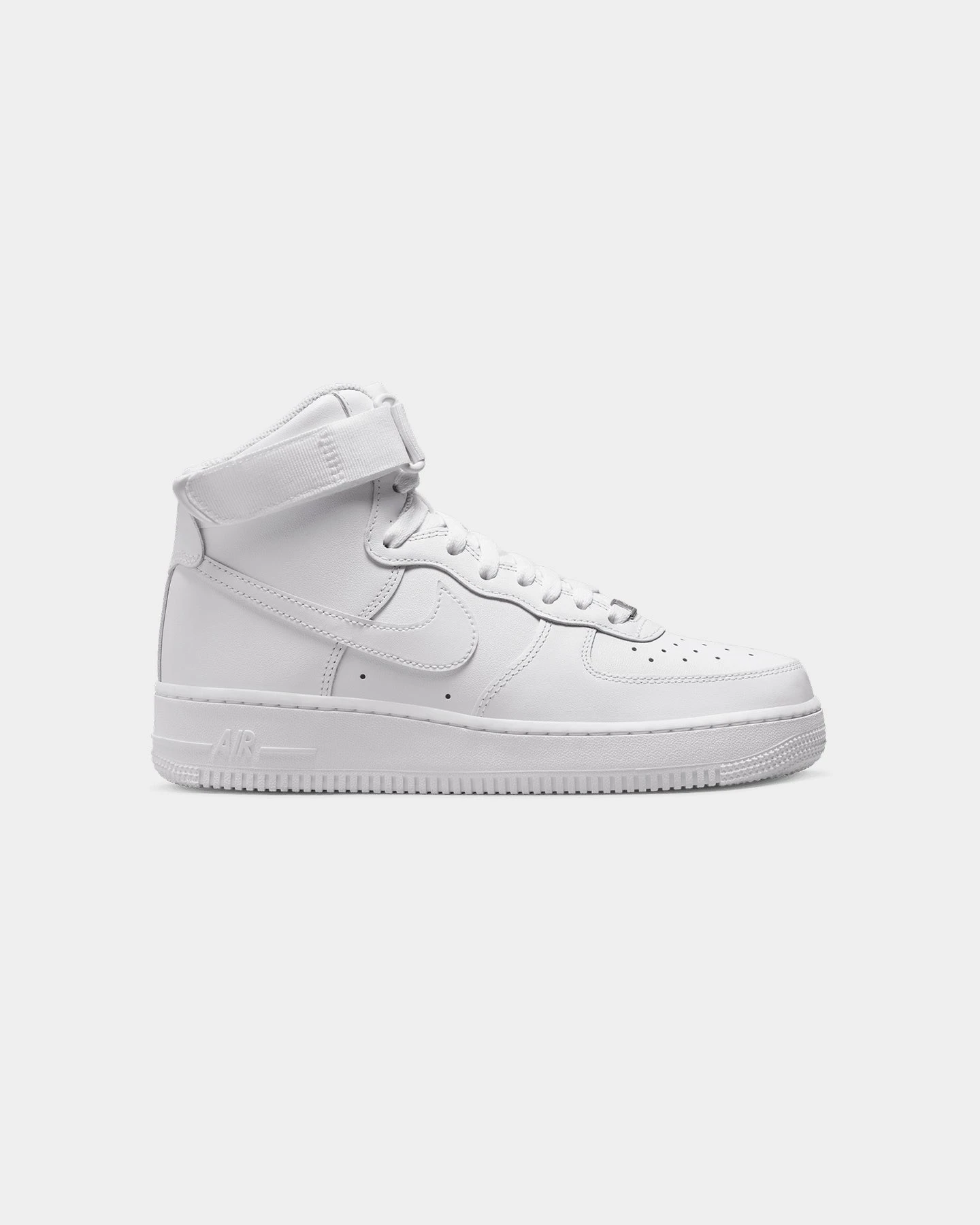 Nike Women's Air Force 1 High White/White/White 5 Nike Women's Air Force 1 High White/White/White - Image 3