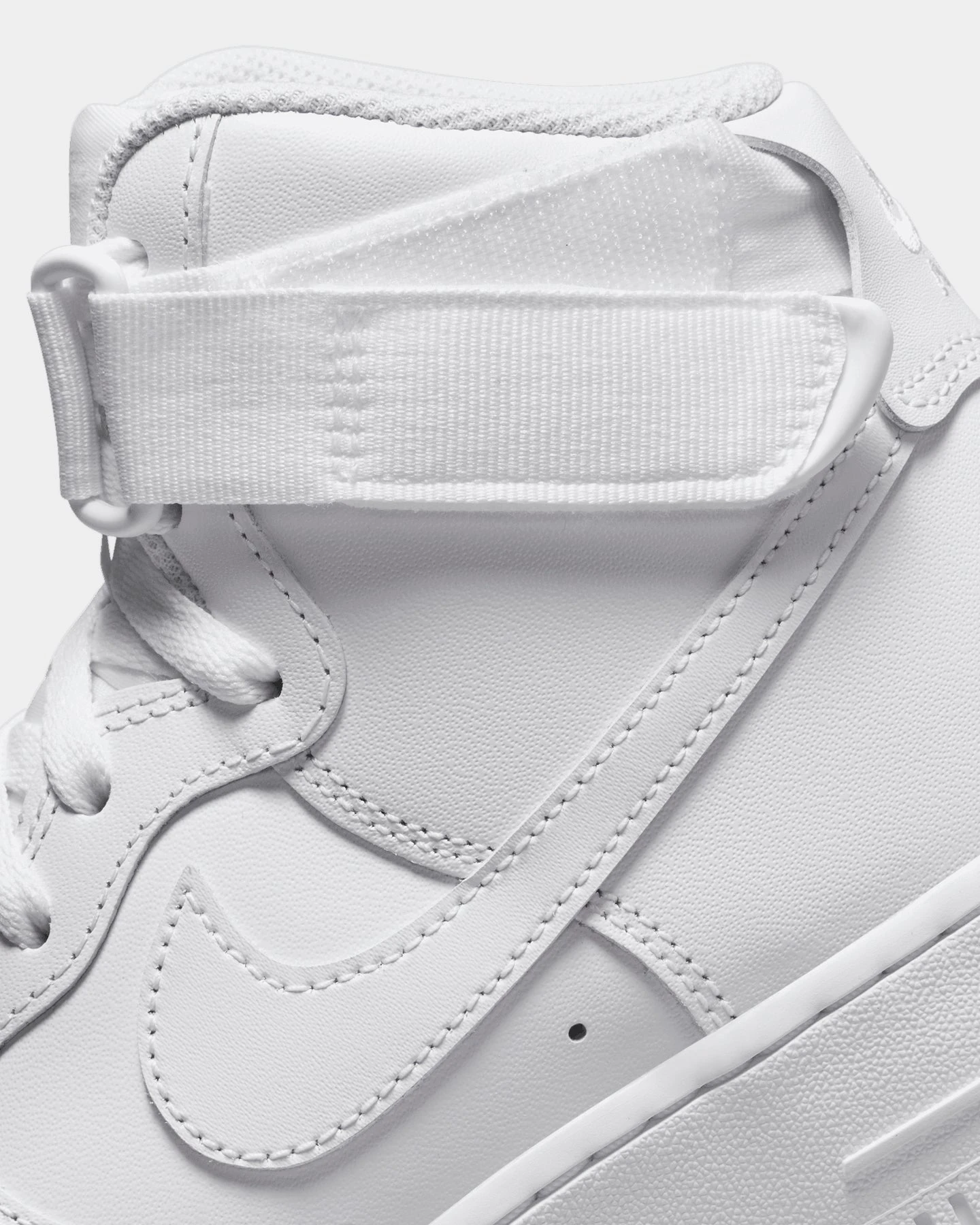 Nike Women's Air Force 1 High White/White/White 7 Nike Women's Air Force 1 High White/White/White - Image 5