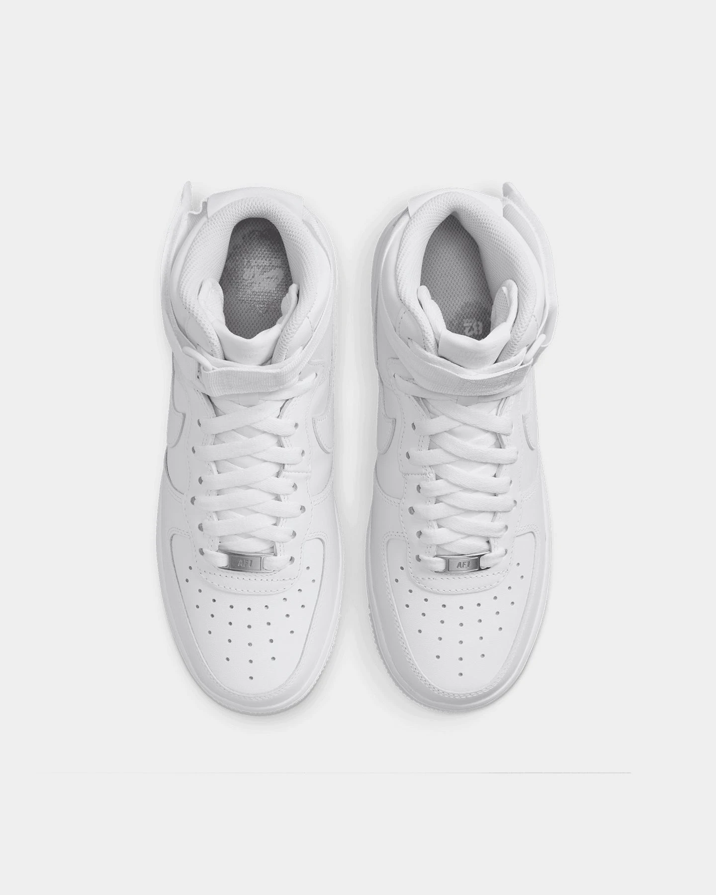 Nike Women's Air Force 1 High White/White/White 8 Nike Women's Air Force 1 High White/White/White - Image 6