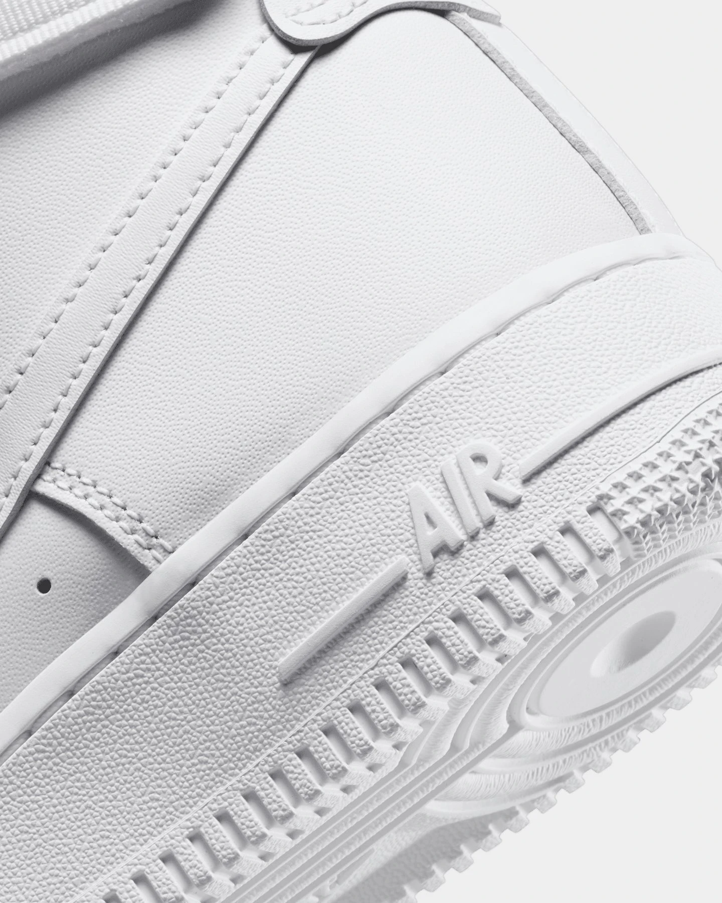 Nike Women's Air Force 1 High White/White/White 10 Nike Women's Air Force 1 High White/White/White - Image 8