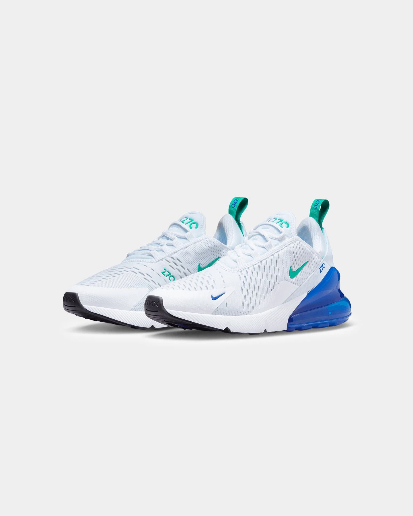 Nike Women's Air Max 270 White/Neptune Green/Lapis 4 Nike Women's Air Max 270 White/Neptune Green/Lapis - Image 2