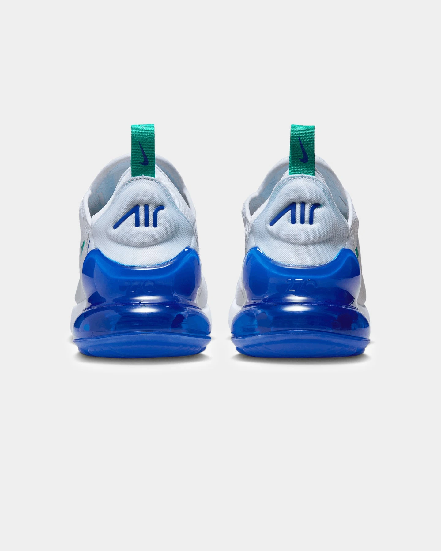 Nike Women's Air Max 270 White/Neptune Green/Lapis 5 Nike Women's Air Max 270 White/Neptune Green/Lapis - Image 3