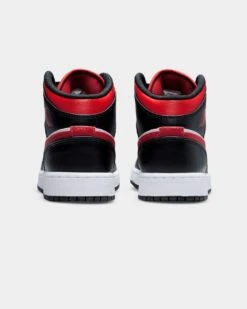 Jordan Kids' Air Jordan 1 Mid (GS) "Bred Toe" Black/Fire Red-White 12 Jordan Kids' Air Jordan 1 Mid (GS) "Bred Toe" Black/Fire Red-White -Fashion Clothing Store 05008971 YD164 default 0030