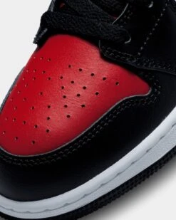 Jordan Kids' Air Jordan 1 Mid (GS) "Bred Toe" Black/Fire Red-White 15 Jordan Kids' Air Jordan 1 Mid (GS) "Bred Toe" Black/Fire Red-White -Fashion Clothing Store 05008971 YD164 default 0060