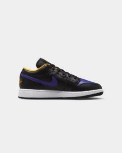 Jordan Kids' Air Jordan 1 Low "Lakers" Black/Dark Concord 13 Jordan Kids' Air Jordan 1 Low "Lakers" Black/Dark Concord -Fashion Clothing Store 05009245 YD244 default 0040