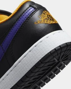 Jordan Kids' Air Jordan 1 Low "Lakers" Black/Dark Concord 17 Jordan Kids' Air Jordan 1 Low "Lakers" Black/Dark Concord -Fashion Clothing Store 05009245 YD244 default 0080