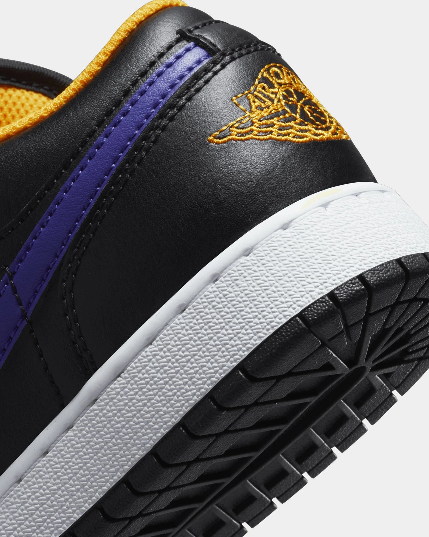 Jordan Kids' Air Jordan 1 Low "Lakers" Black/Dark Concord 10 Jordan Kids' Air Jordan 1 Low "Lakers" Black/Dark Concord - Image 8