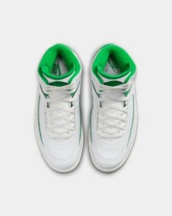 Jordan Kids' Air Jordan 2 Retro (GS) "Lucky Green" White/Lucky Green -Fashion Clothing Store 05009392 YX375 default 0070